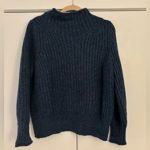 Madewell Blue Wool Sweater